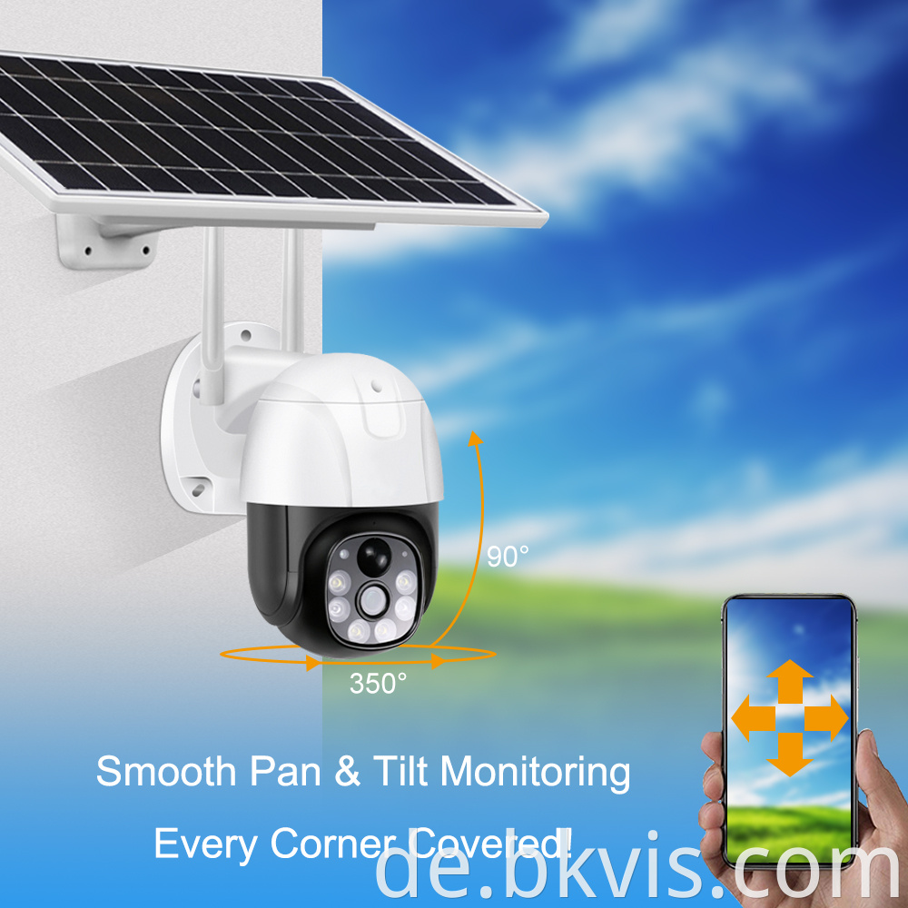 Waterproof Night Vision Outdoor Wireless Solar Camera